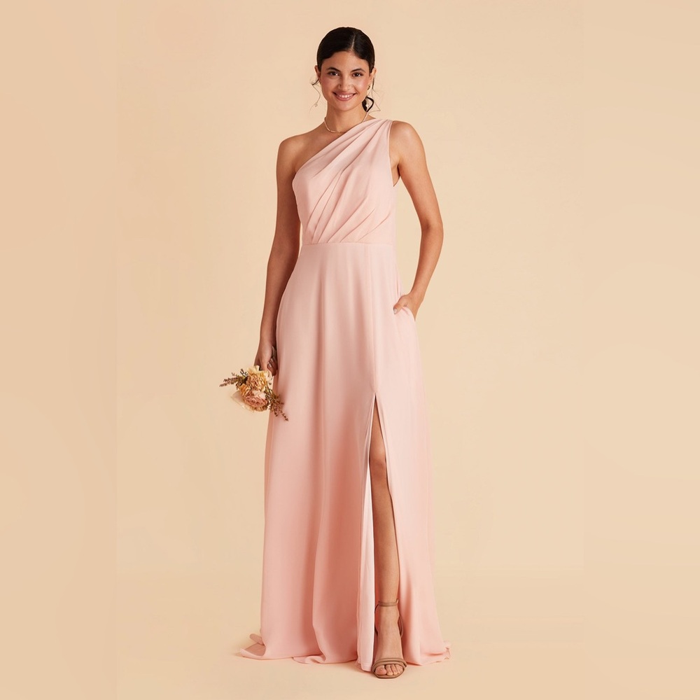 Birdy Grey Kira Dress Chiffon Blush Dress
